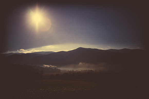Morning at Cades Cove, Great Smoky Mountains National Park
